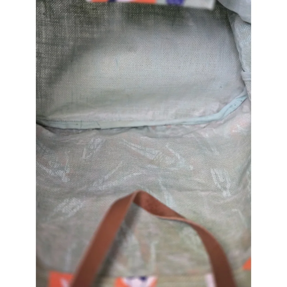 Mud Pie  Bathing Beauties Green Tote Beach Pool‎ Shopper Canvas